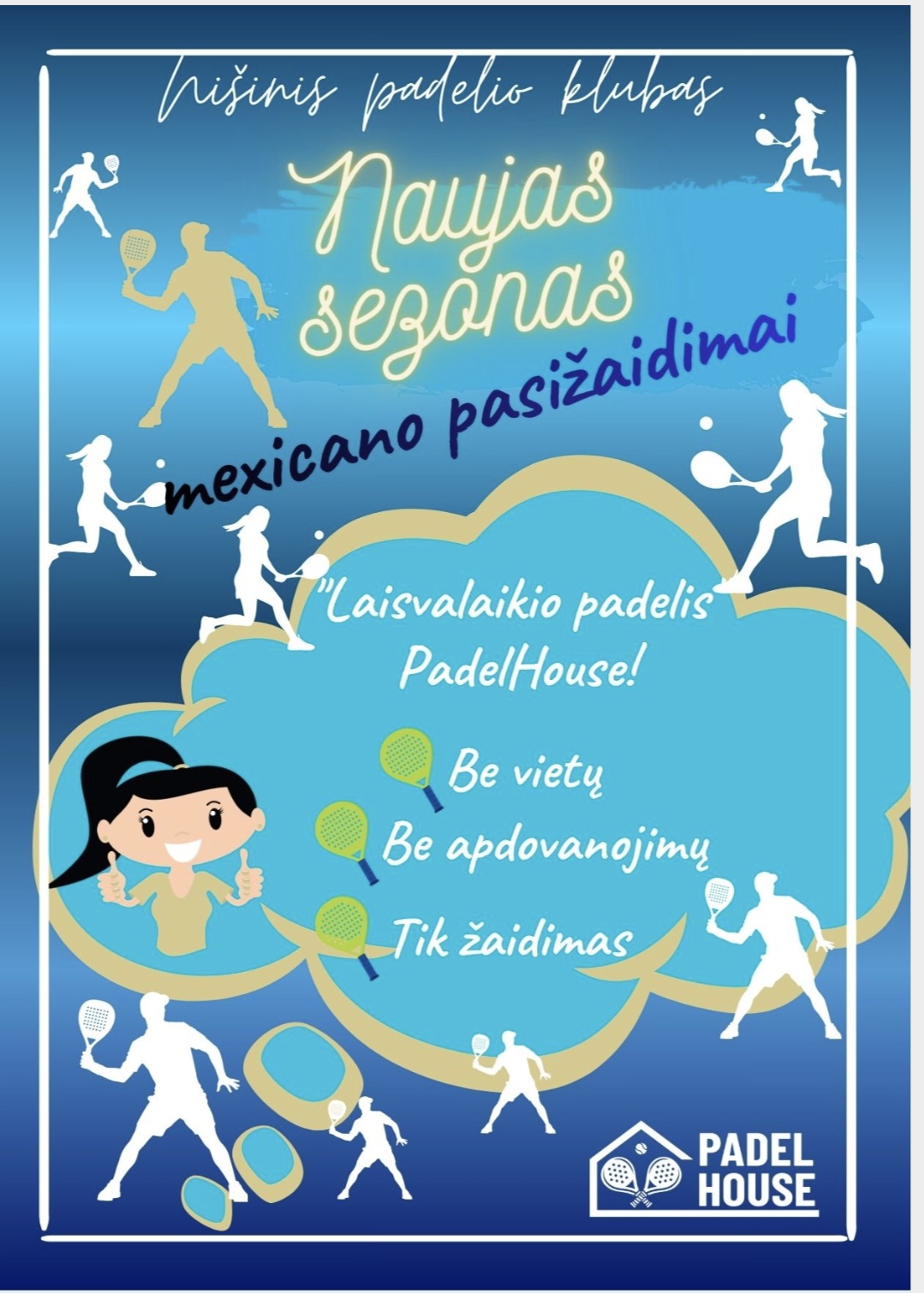 🏠PadelHouse Bendra C, C/C+ (10.18) Sekmadienį 10-12val🎾🎾